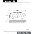 Centric Parts CTEK Brake Pads, 102.06060 102.06060